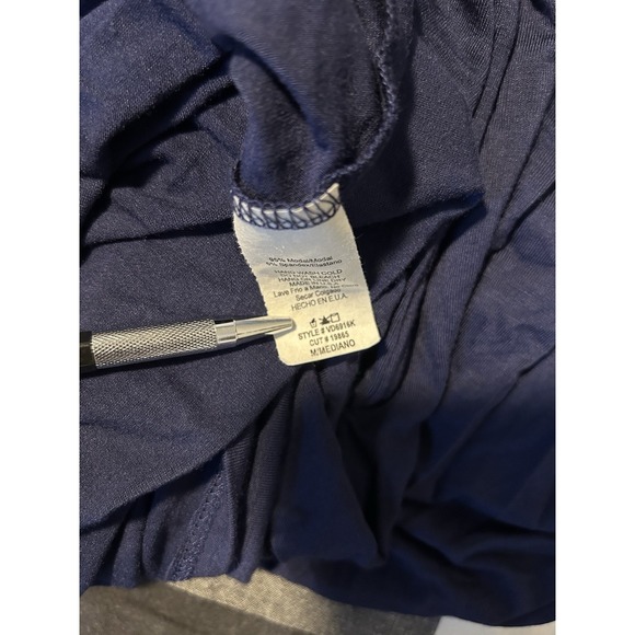 PinkBlush Women's Maternity Dress Size Medium Navy Blue - Picture 4 of 4